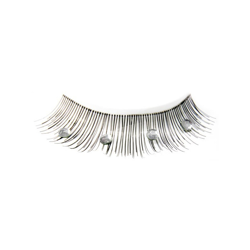 Faux-cils fantaisie Strass