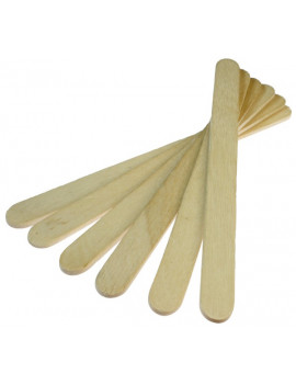 Spatules jetables PM visage bois 11,5 cm