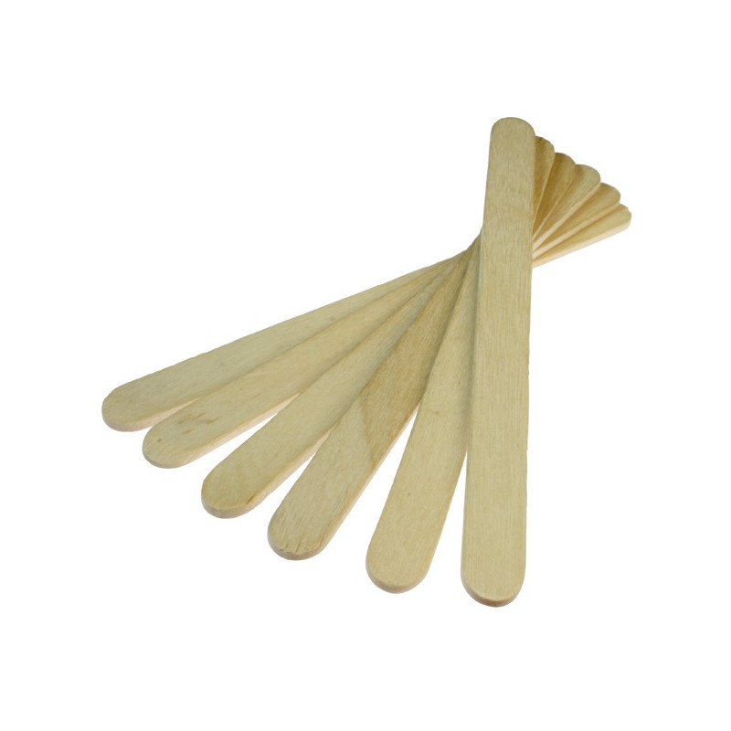 Spatules jetables PM visage bois 11,5 cm