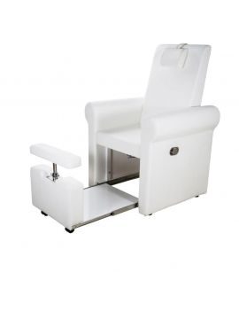 FAUTEUIL PEDICURE PIRA BLANC