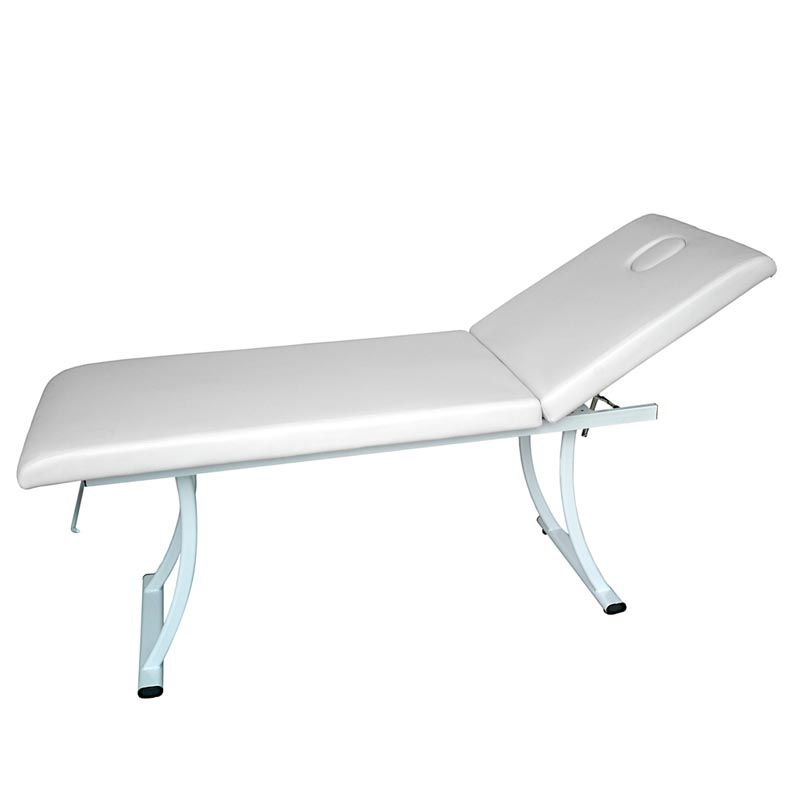 TABLE D'EPILATION DORS BLANC