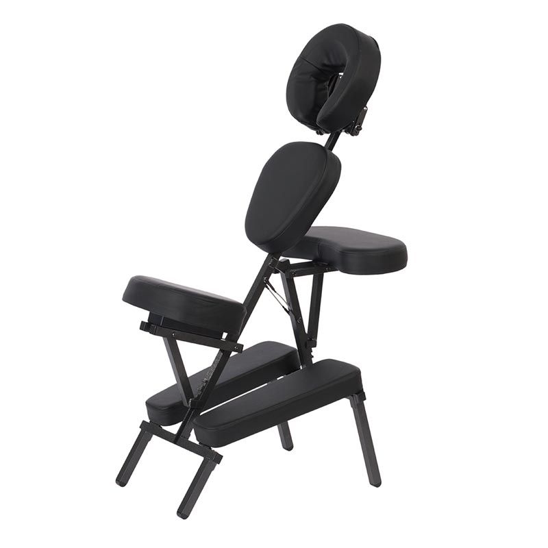 CHAISE DE MASSAGE ALU BRIUM NOIR