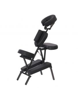 CHAISE DE MASSAGE ALU BRIUM NOIR