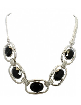 Collier fashion noir