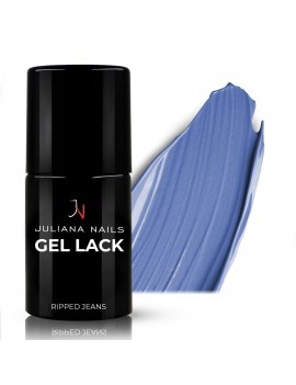 GEL LACK RIPPED JEANS