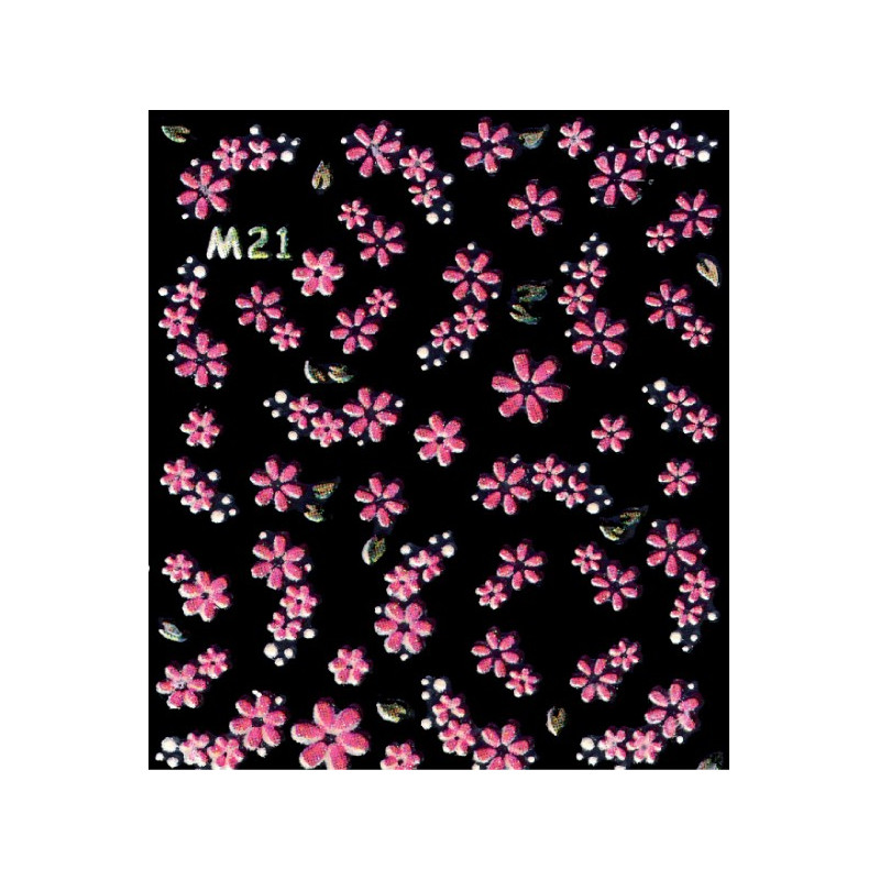 STICKER FLEURS - Stickers autocollants - Infra Cosmetic