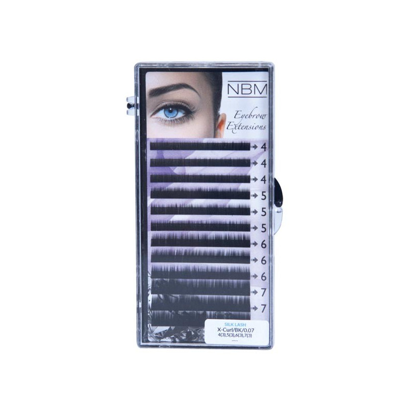 EXTENSION SOURCILS FLAT CURL épaisseur 0.07 mm