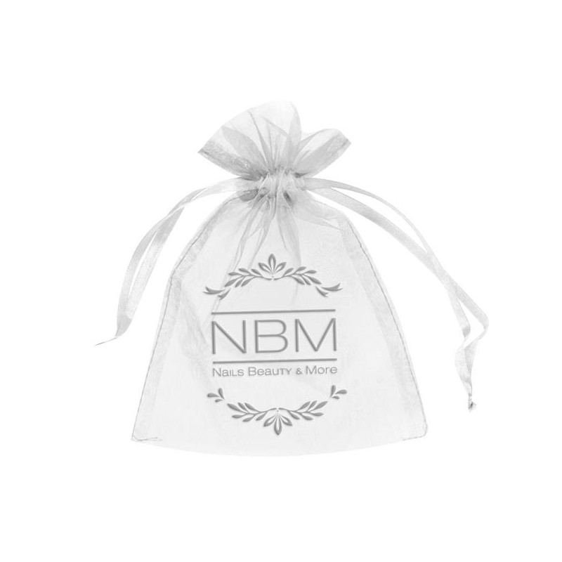 Pochette d'Organza 14 x 10 cm logo NBM