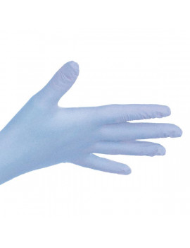 GANTS NITRILE BLEU NON POUDRES 100 PCS