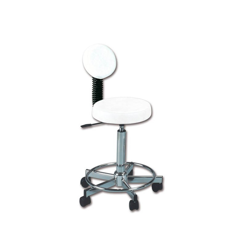 DOSSIER POUR TABOURET BLANC INOX