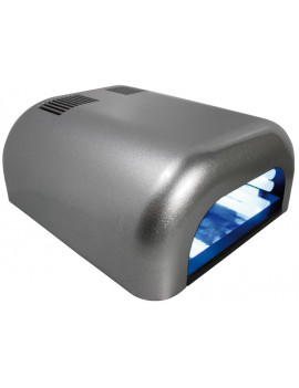 Lampe UV 4 émetteurs coloris gris métal