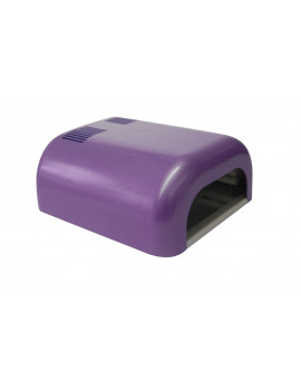 LAMPE UV 4 EMETTEURS COLORIS LILAS METAL 