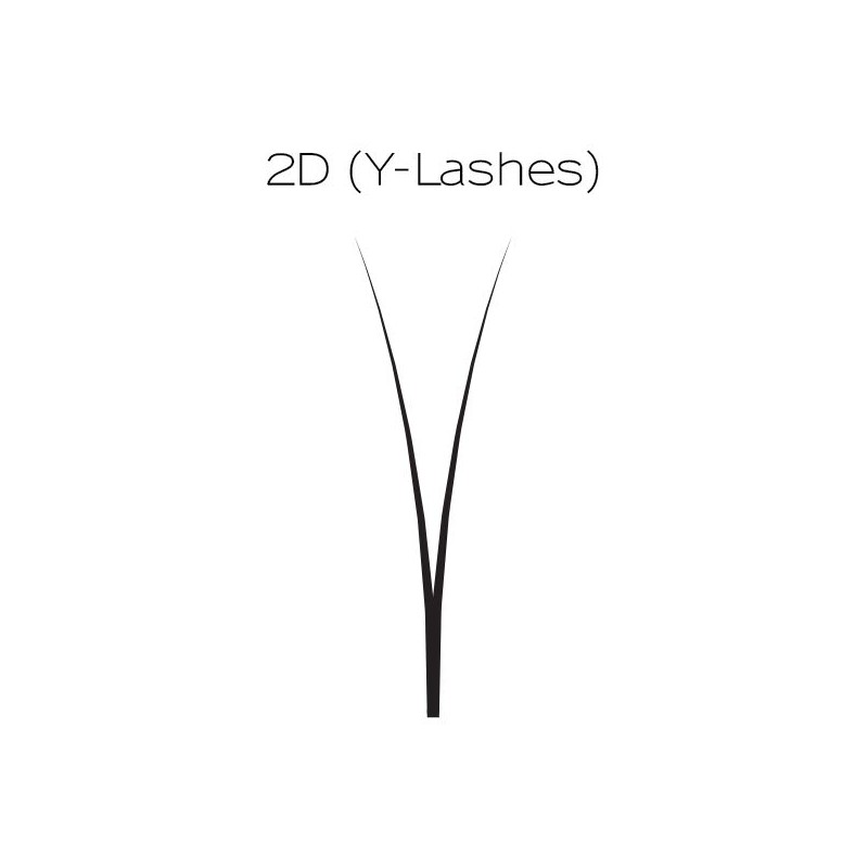 Y-SILK LASHES C-CURL NOIRS épaisseur 0.15 mm