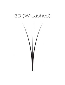 SILK W-LASHES B-CURL 0.10 X 9 MM