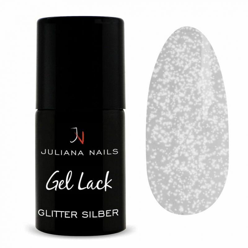 GEL LACK 15 ML ARGENT BRILLANT PAILLETTES