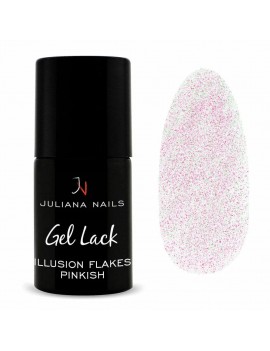 GEL LACK ILLUSION FLAKES PINKISH