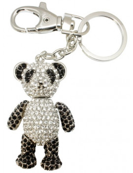 Porte clés cristal panda